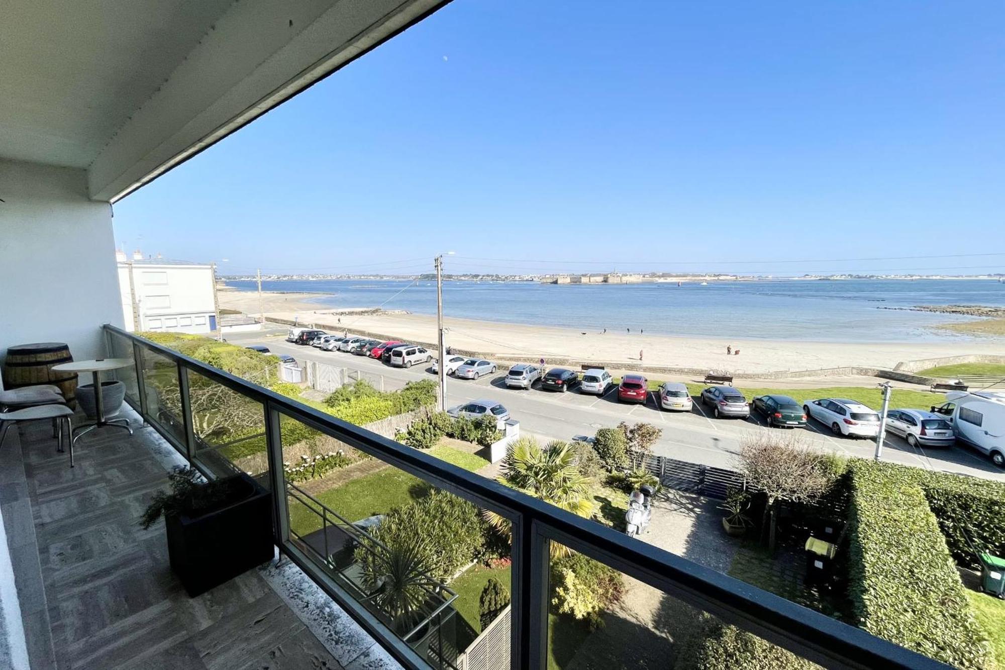 Luxury T3 Standing 2 - Vue Mer Exceptionnelle 180 Larmor-Plage Esterno foto